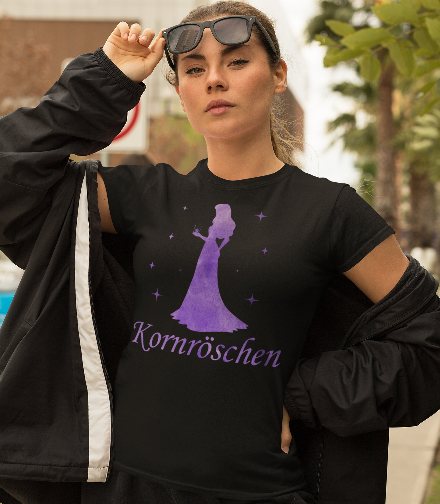 Kornröschen - Prinzessin Aquarell - Damenshirt