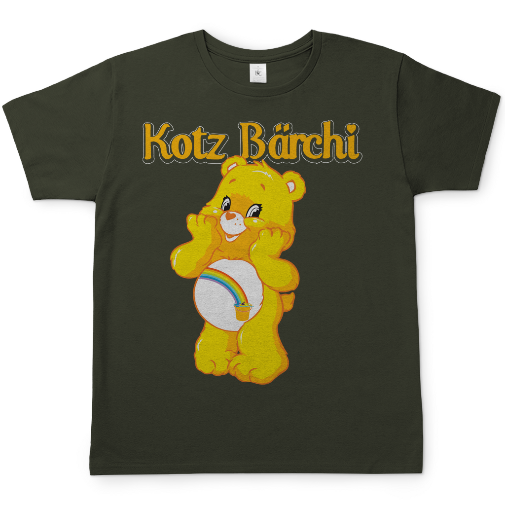 Kotz Bärchi - Glücksbärchi - Herren Shirt Urban Khaki