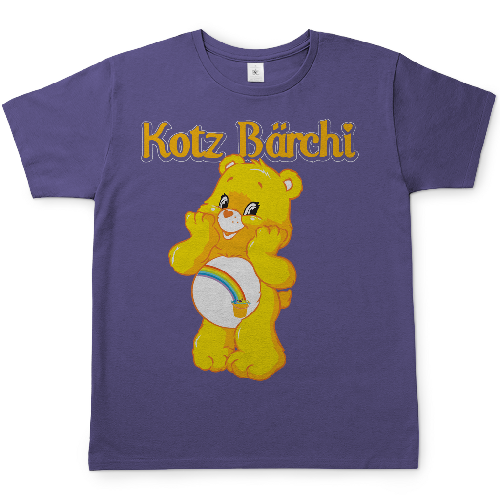 Kotz Glücksbärchi Herren Shirt in millennial lila