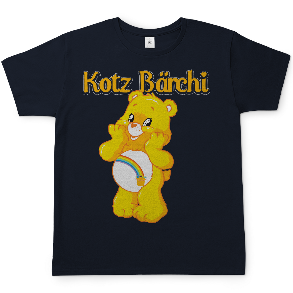 Kotz Glücksbärchi Herren Shirt in navy blau