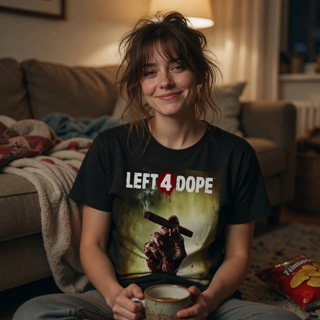 Left 4 Dope Left 4 Dead Zombie Joint Weed - Damen T-Shirt