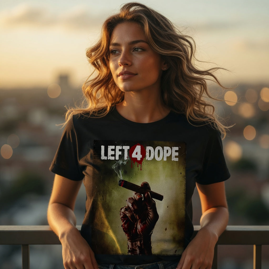 Left 4 Dope Left 4 Dead Zombie Joint Weed - Damen T-Shirt