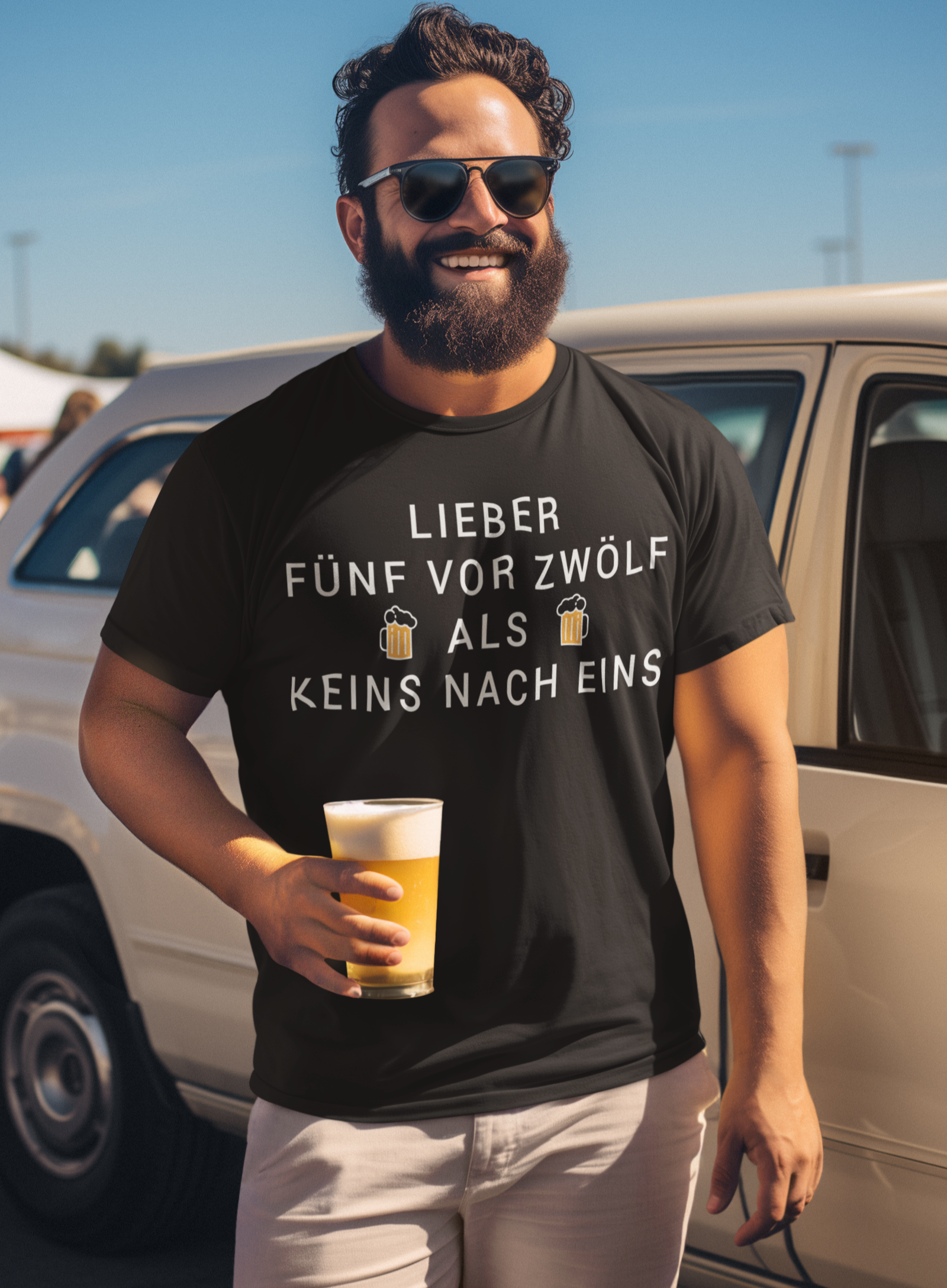 Lieber fünf vor zwölf als keins nach eins - Herren Premium Bio T-Shirt