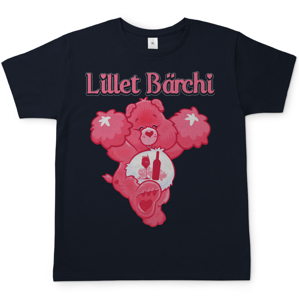 Lillet Bärchi Glücksbärchi Herren Shirt in Navy Blau
