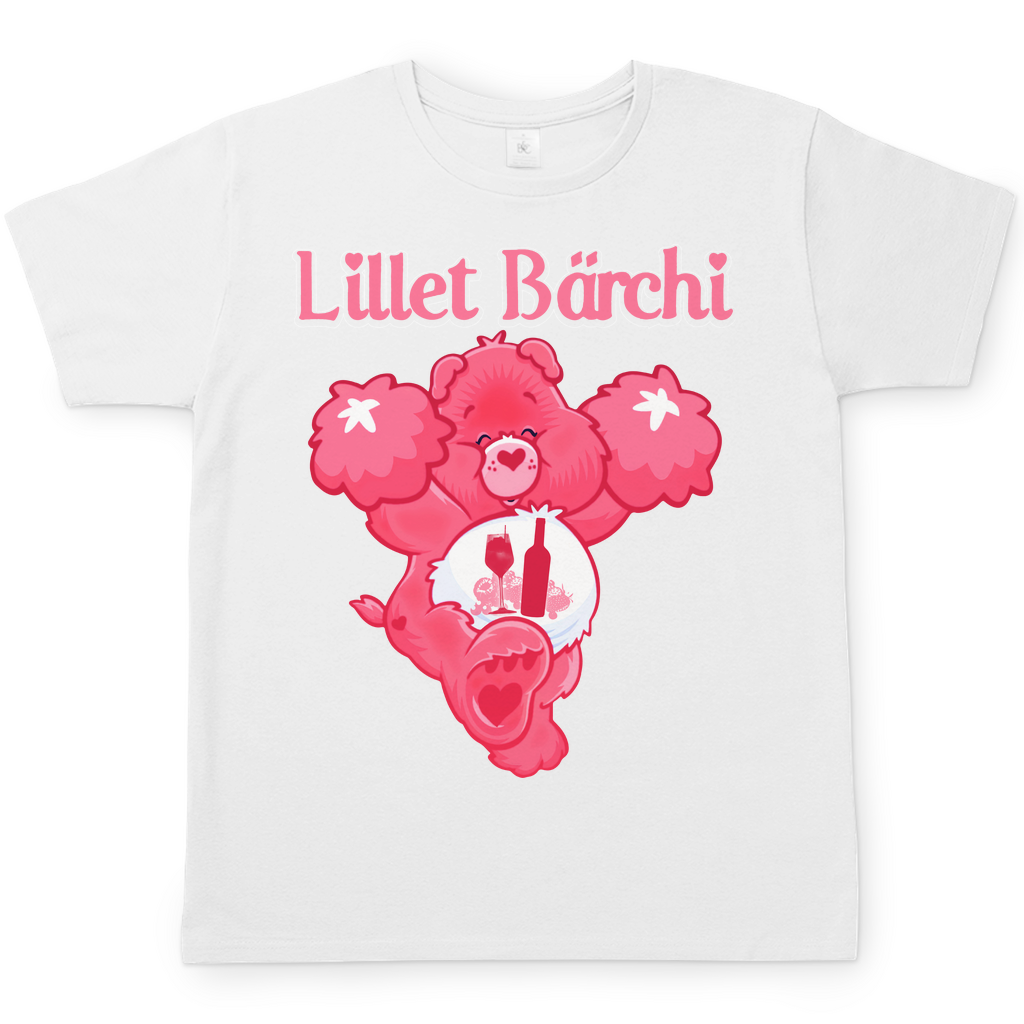 Lillet Bärchi Glücksbärchi Herren Shirt in Weiß