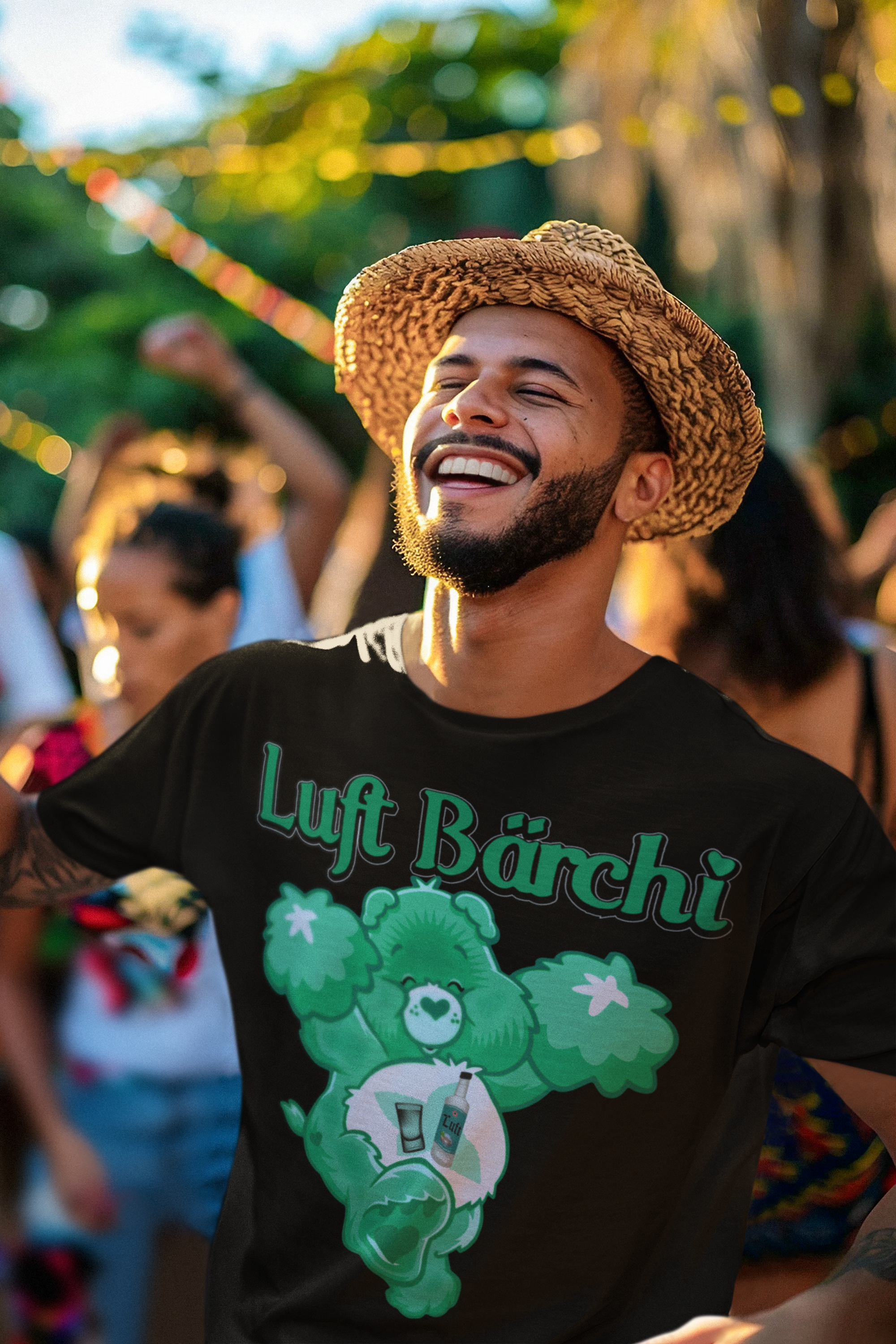 Luft Bärchi - Glücksbärchi - Herren Shirt