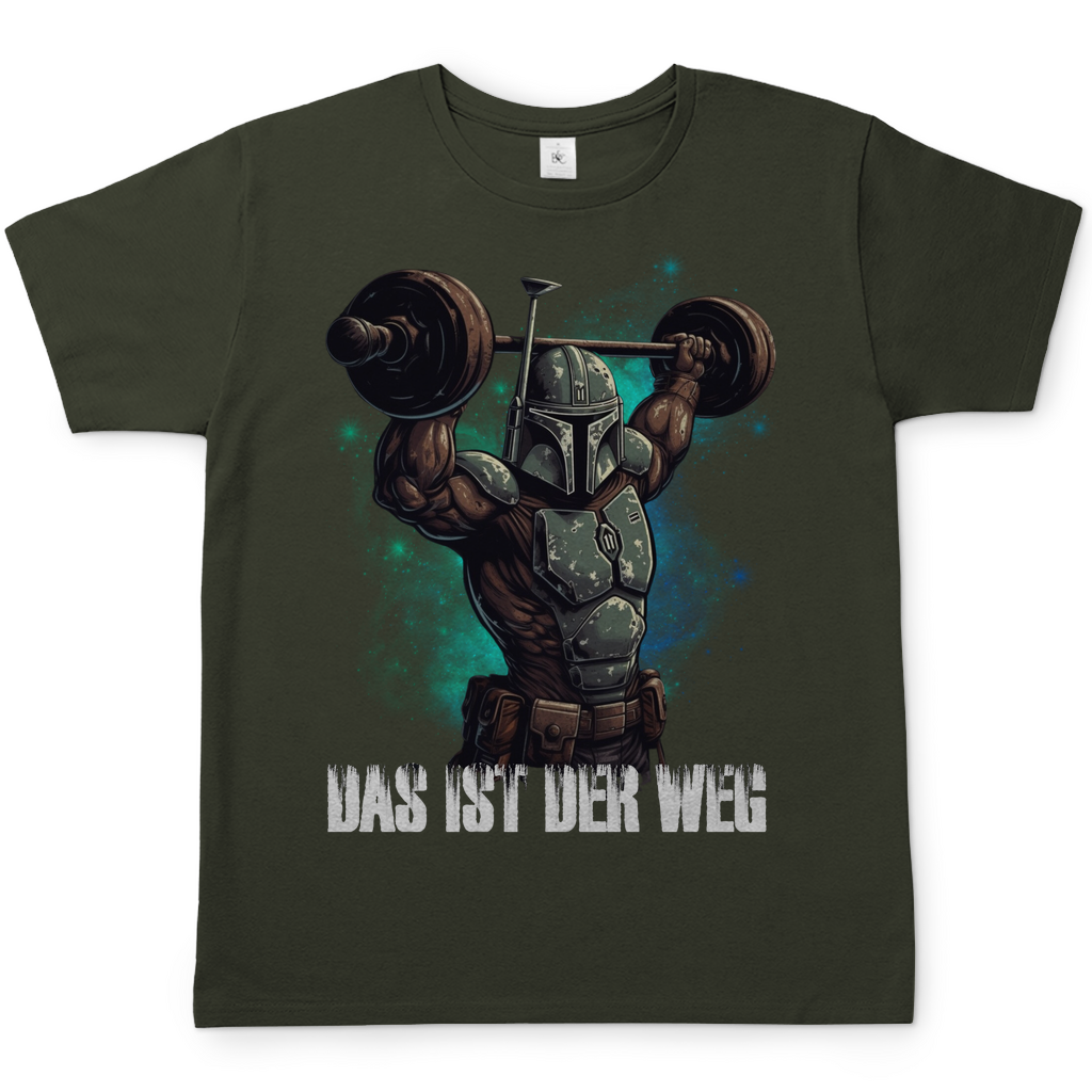 Mandalorianer Gym Herren Shirt in Khaki