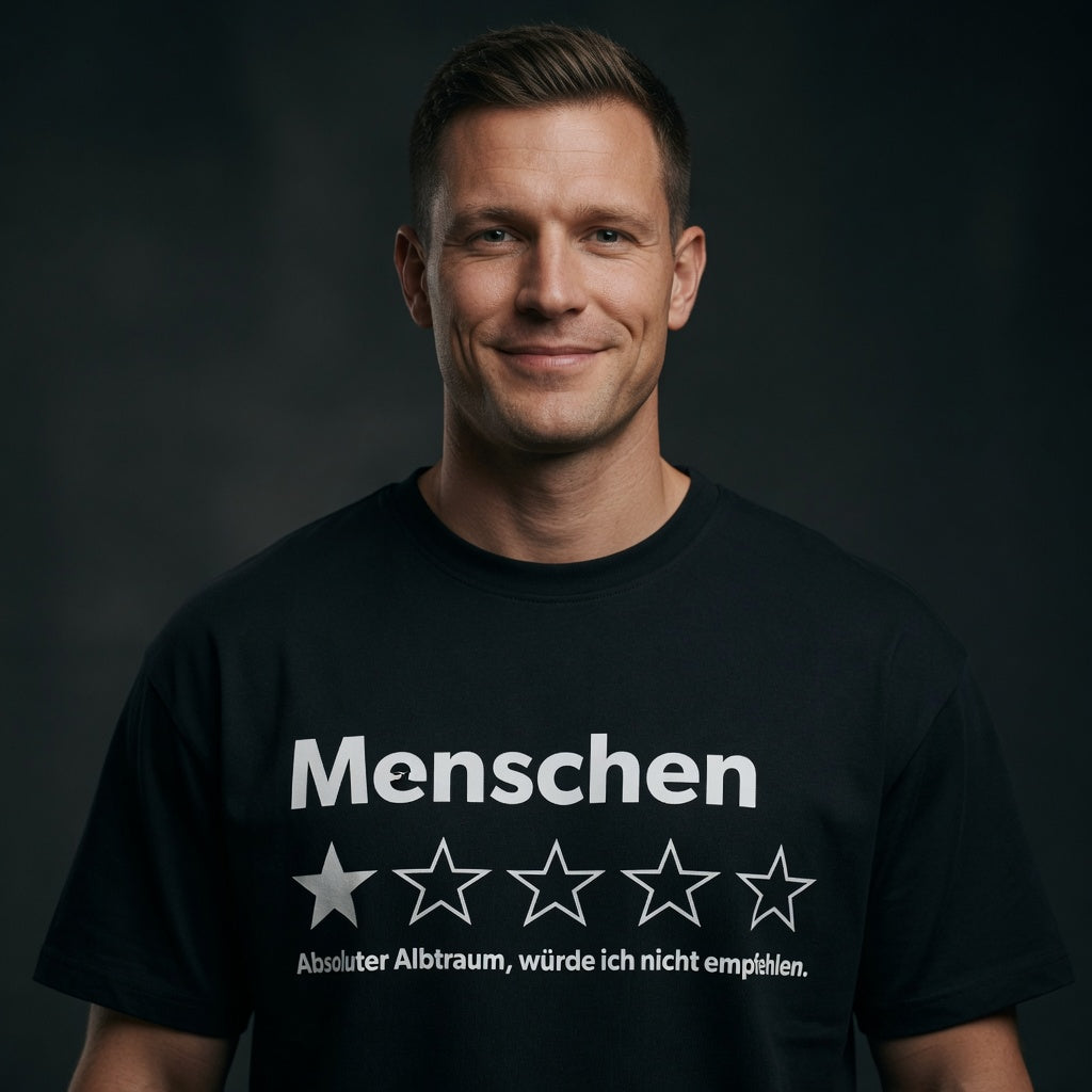 Menschen absoluter Albtraum würde ich nicht empfehlen - Jack and Jones Oversize T-Shirt