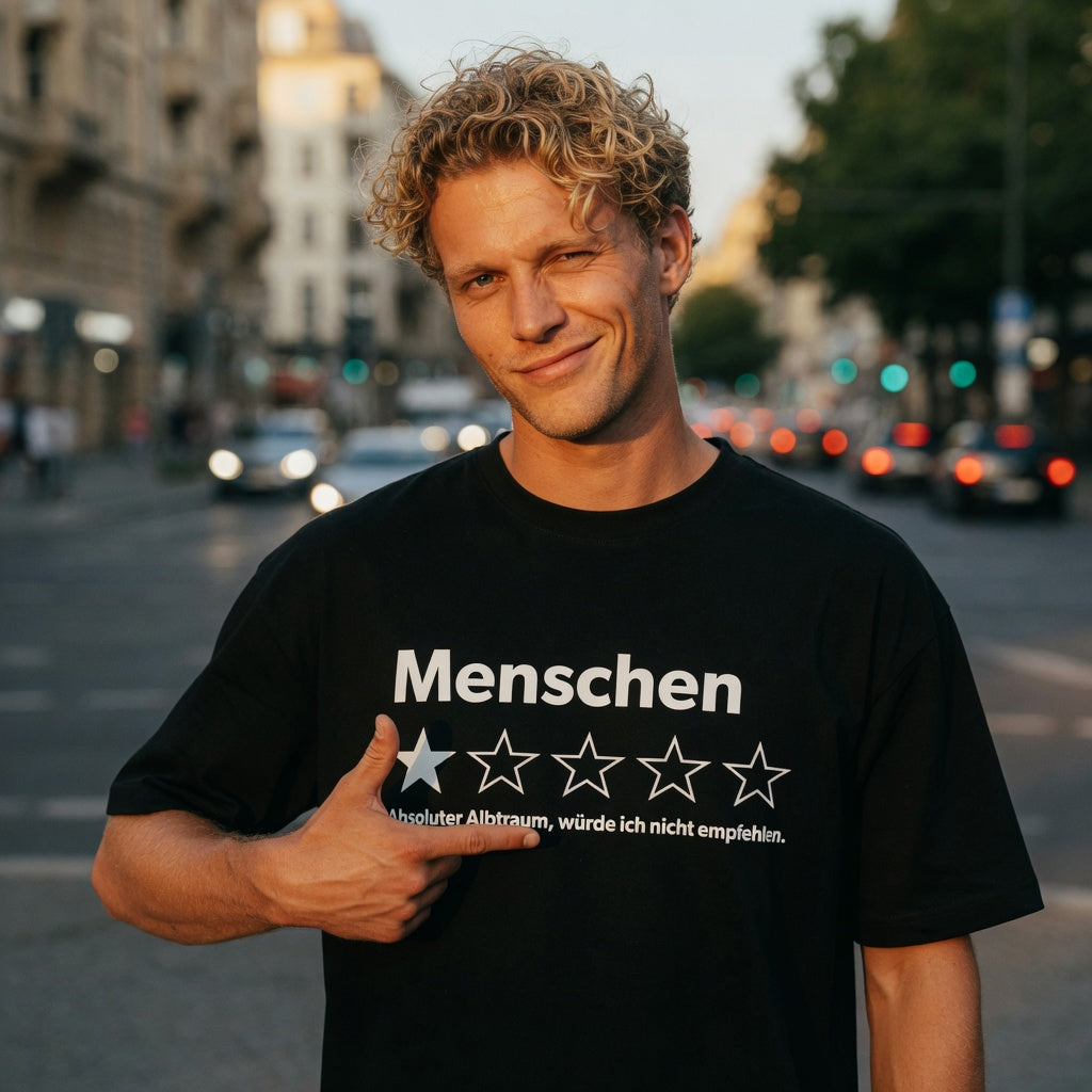 Menschen absoluter Albtraum würde ich nicht empfehlen - Jack and Jones Oversize T-Shirt