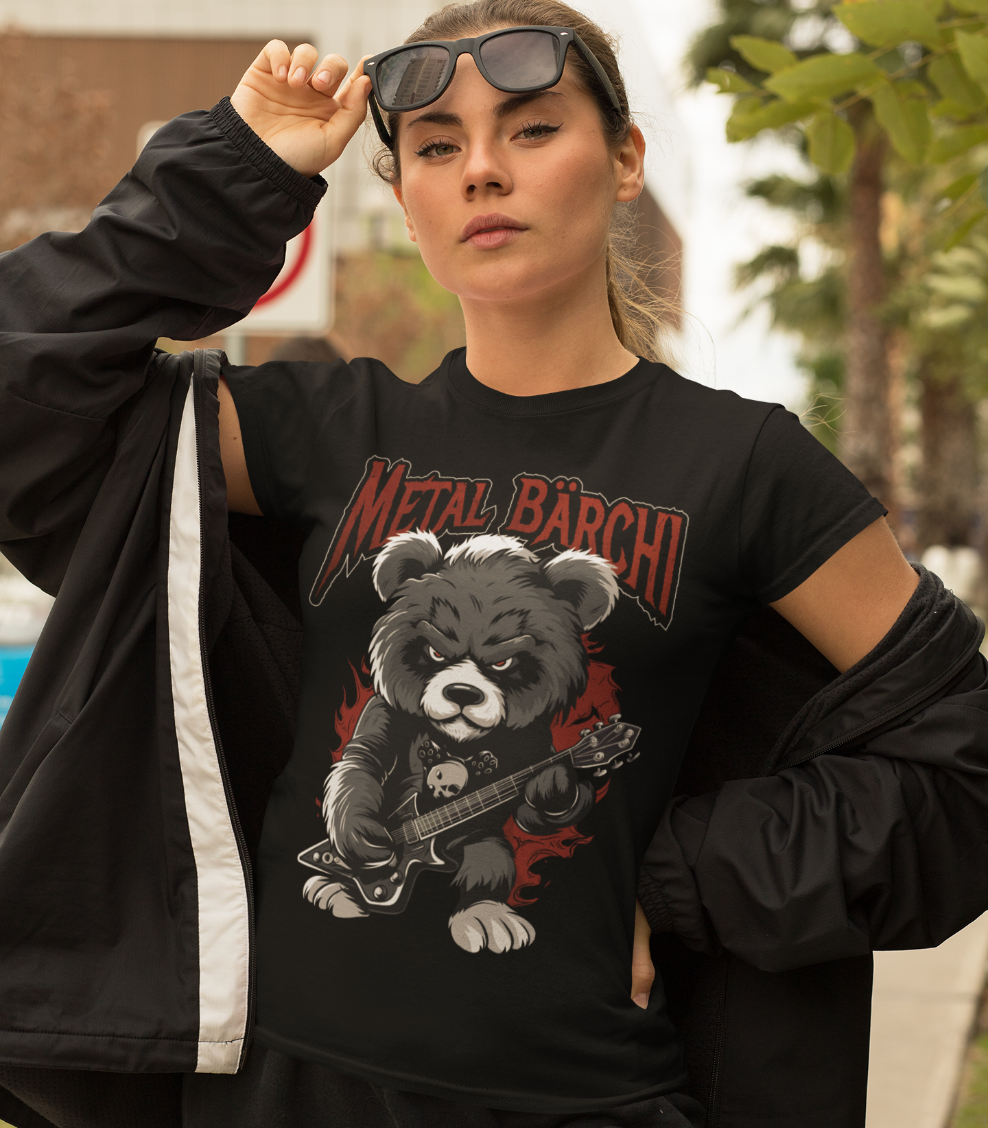 Metal Bärchi - Glücksbärchi - Damenshirt