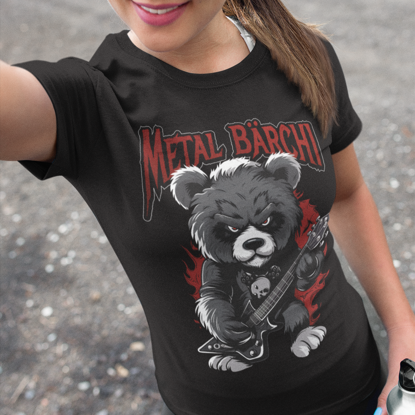 Metal Bärchi - Glücksbärchi - Damenshirt