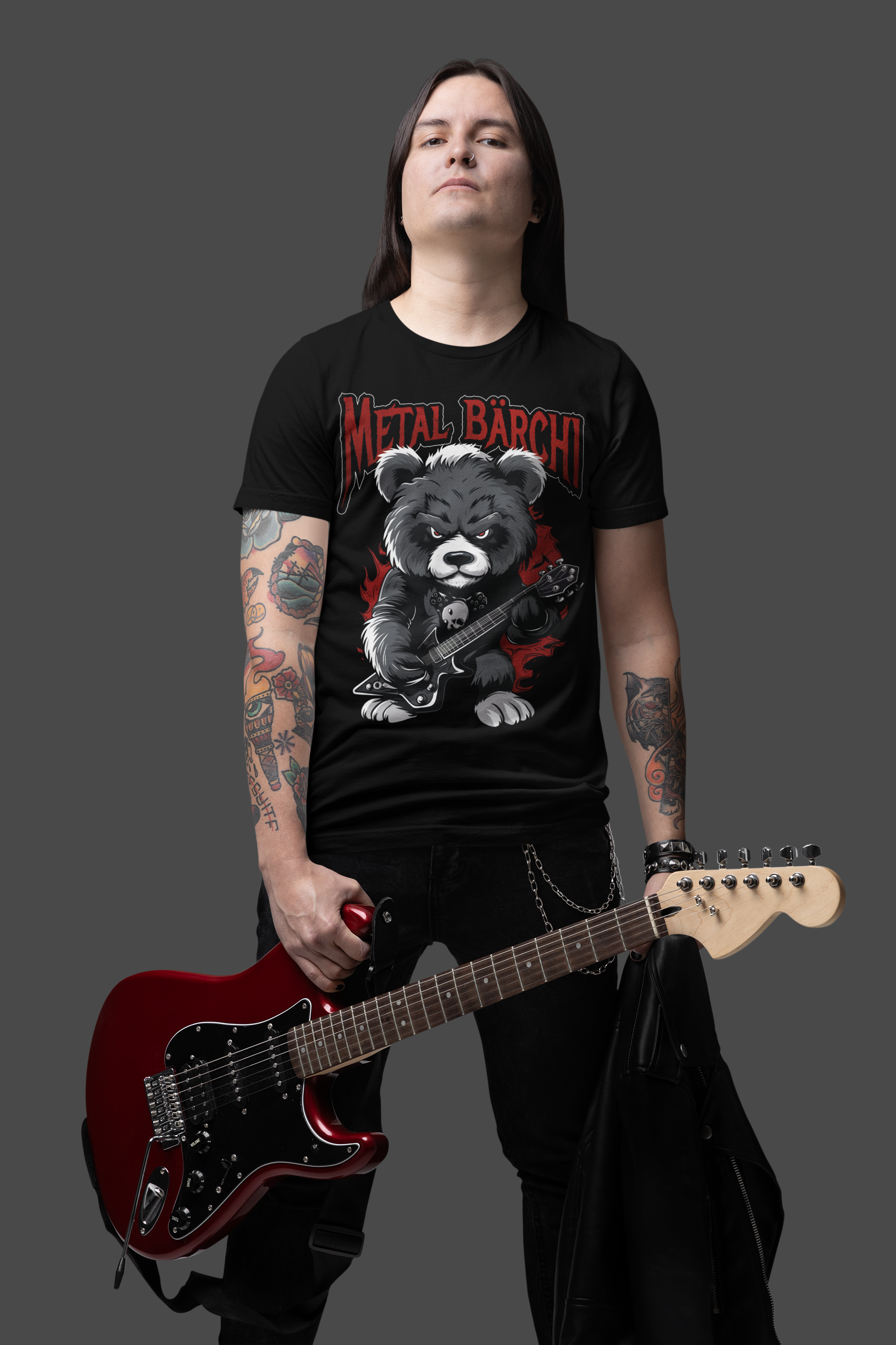 Metal Bärchi - Glücksbärchi - Herren Shirt