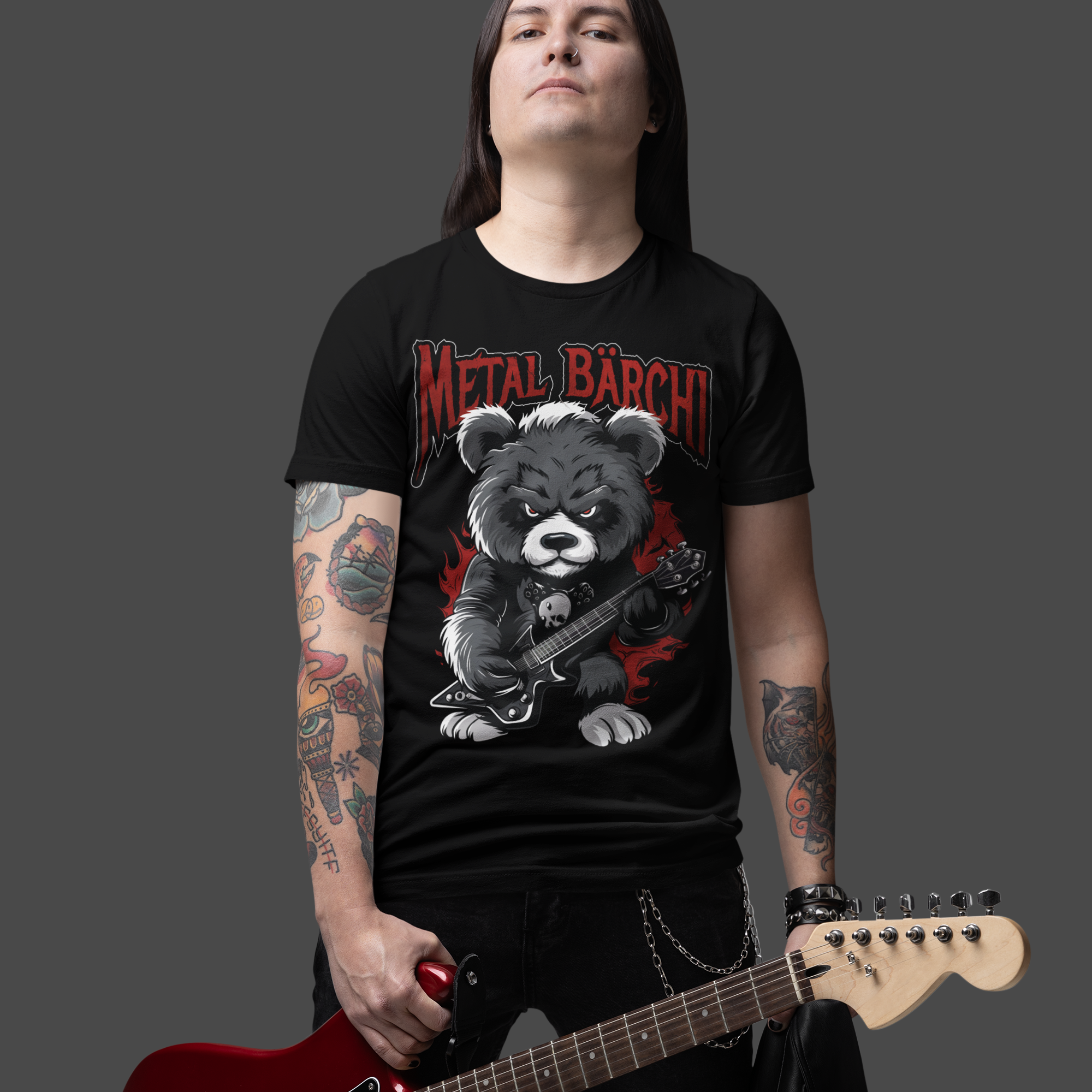 Metal Bärchi - Glücksbärchi - Herren Shirt