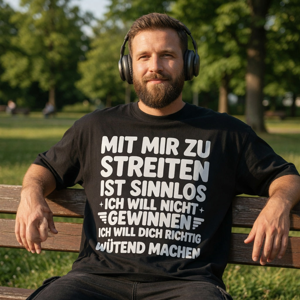 Mit mir zu streiten ist sinnlos - Jack and Jones Oversize T-Shirt