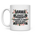 Muttertagstasse mit Blumenmuster und Spruch