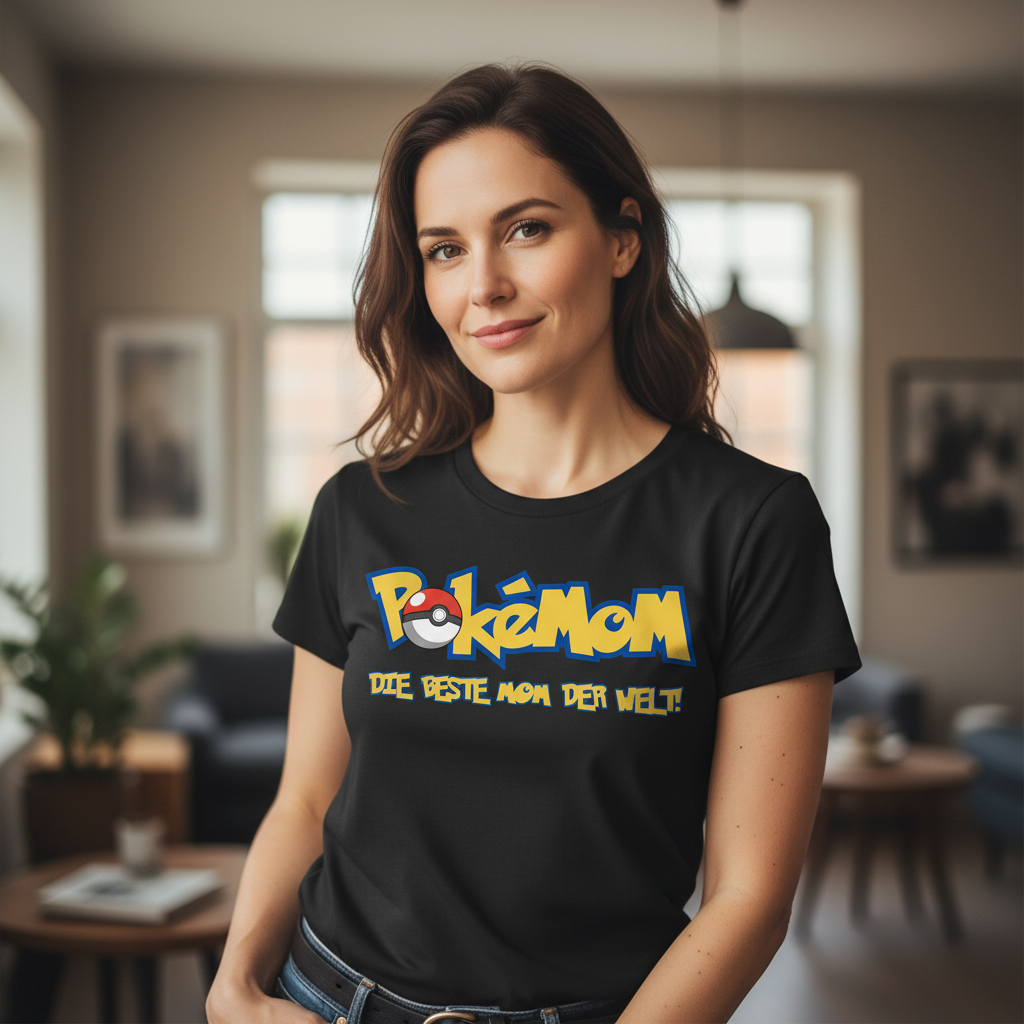 Pokemom die beste Mom der Welt! - Damen Premium Bio T-Shirt