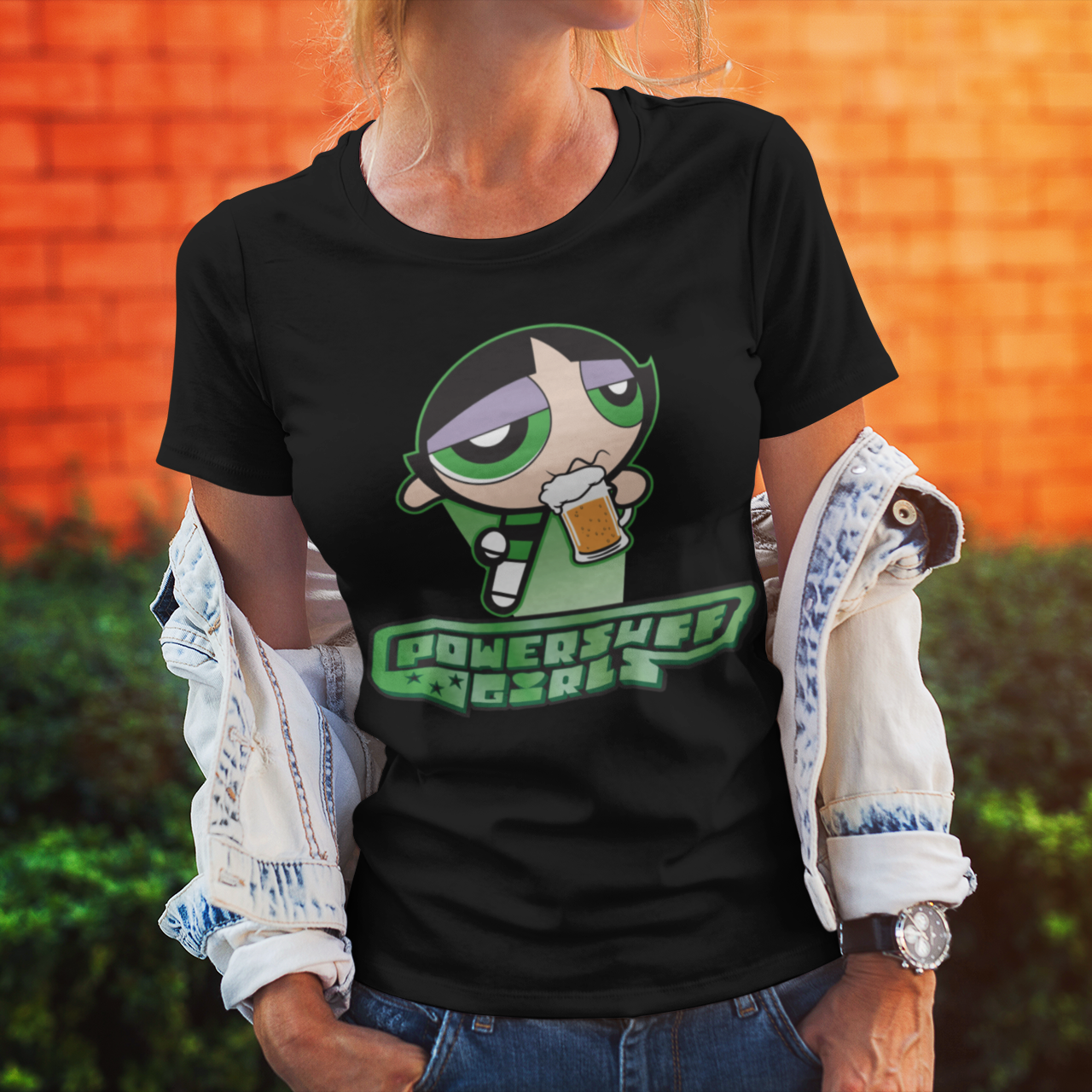 Buttercup Powersuff Powerpuff Girls - Damen Premium Bio T-Shirt