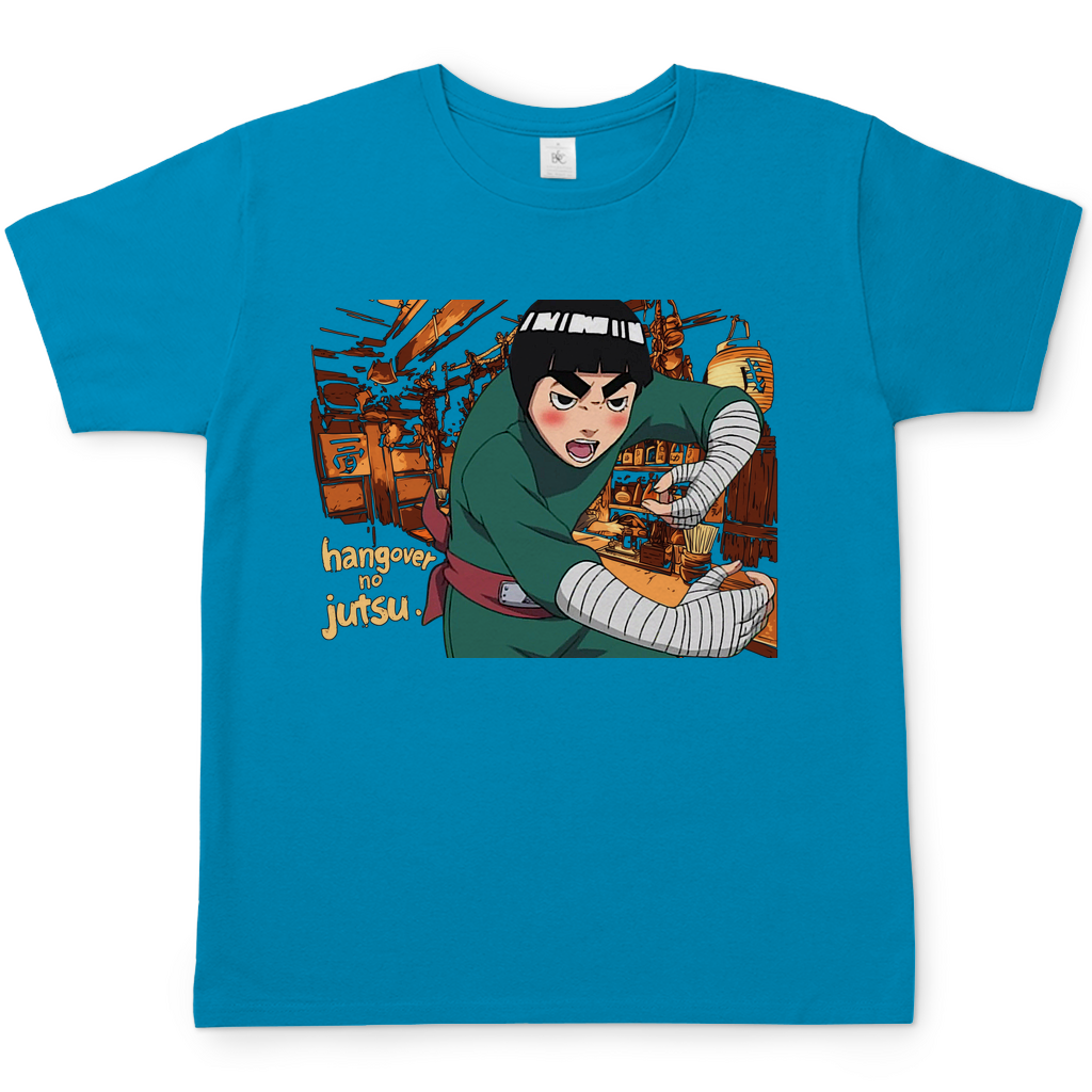 Rock Lee Naruto Hangover no Jutsu - Herren Shirt Atoll