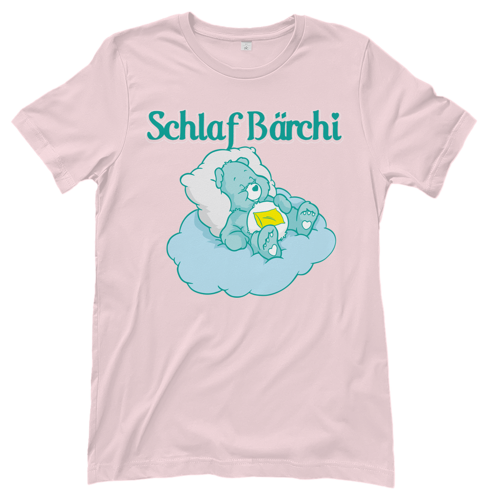 Rosa Damenshirt mit Schlaf Bärchi Design