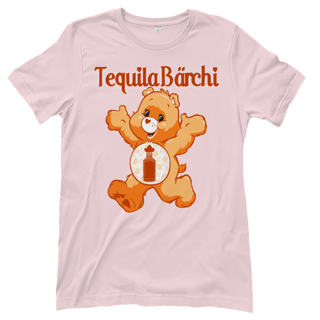 Rosa Damenshirt mit Tequila Bärchi Glücksbärchi Design