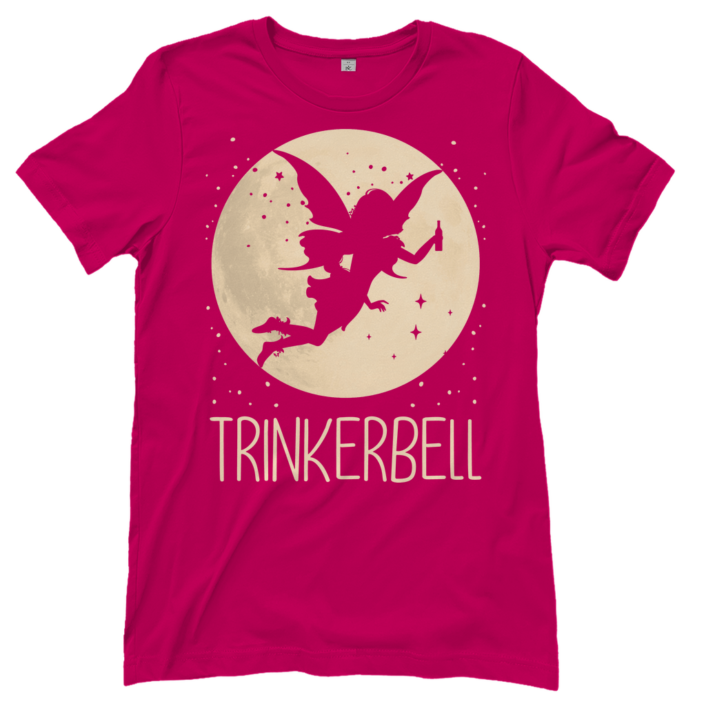 Rosa Damenshirt mit Trinkerbell Prinzessin Design