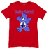 Rotes Damenshirt mit Vodka Bärchi Design