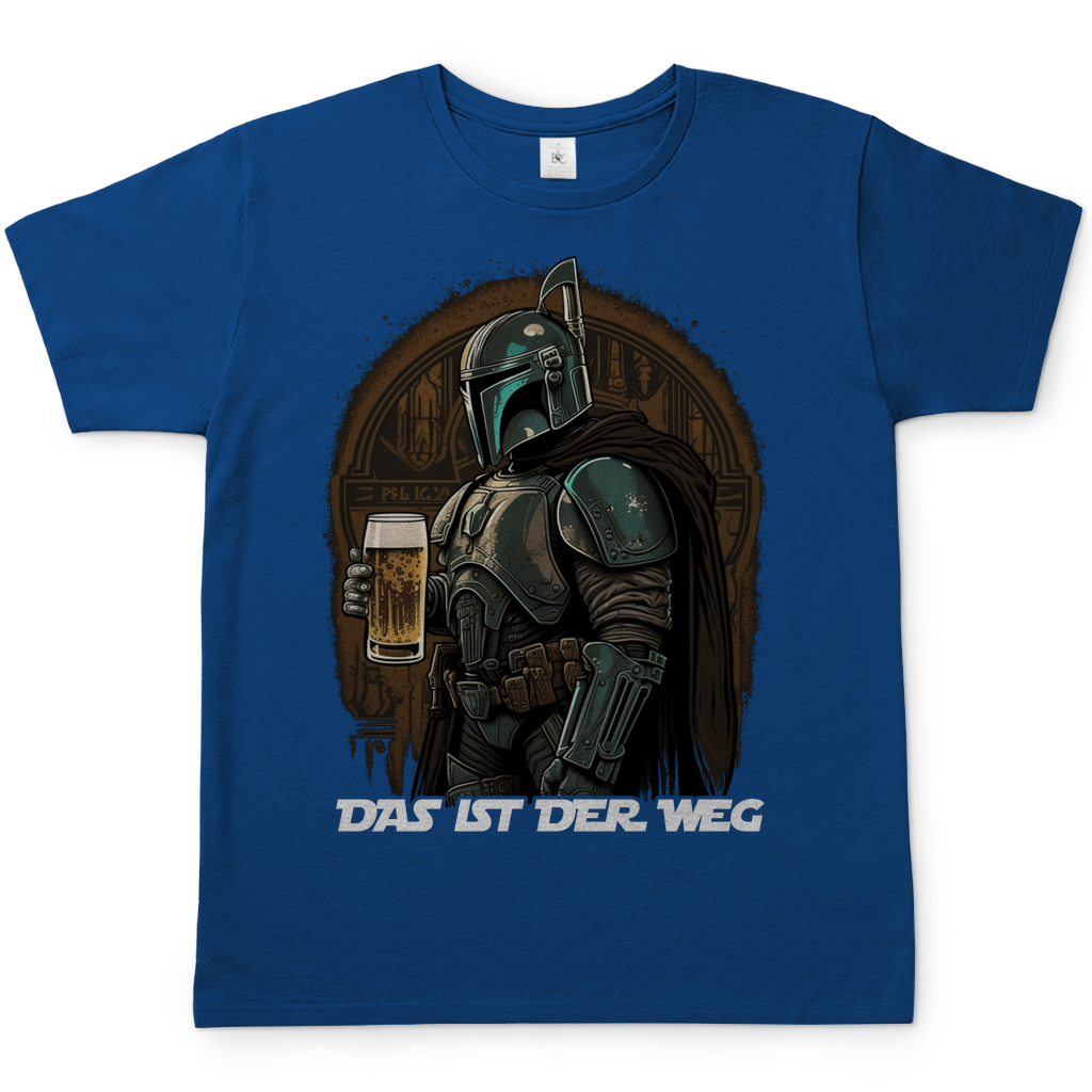 Royal Blaues das ist der Weg Mandalorian Herren Shirt