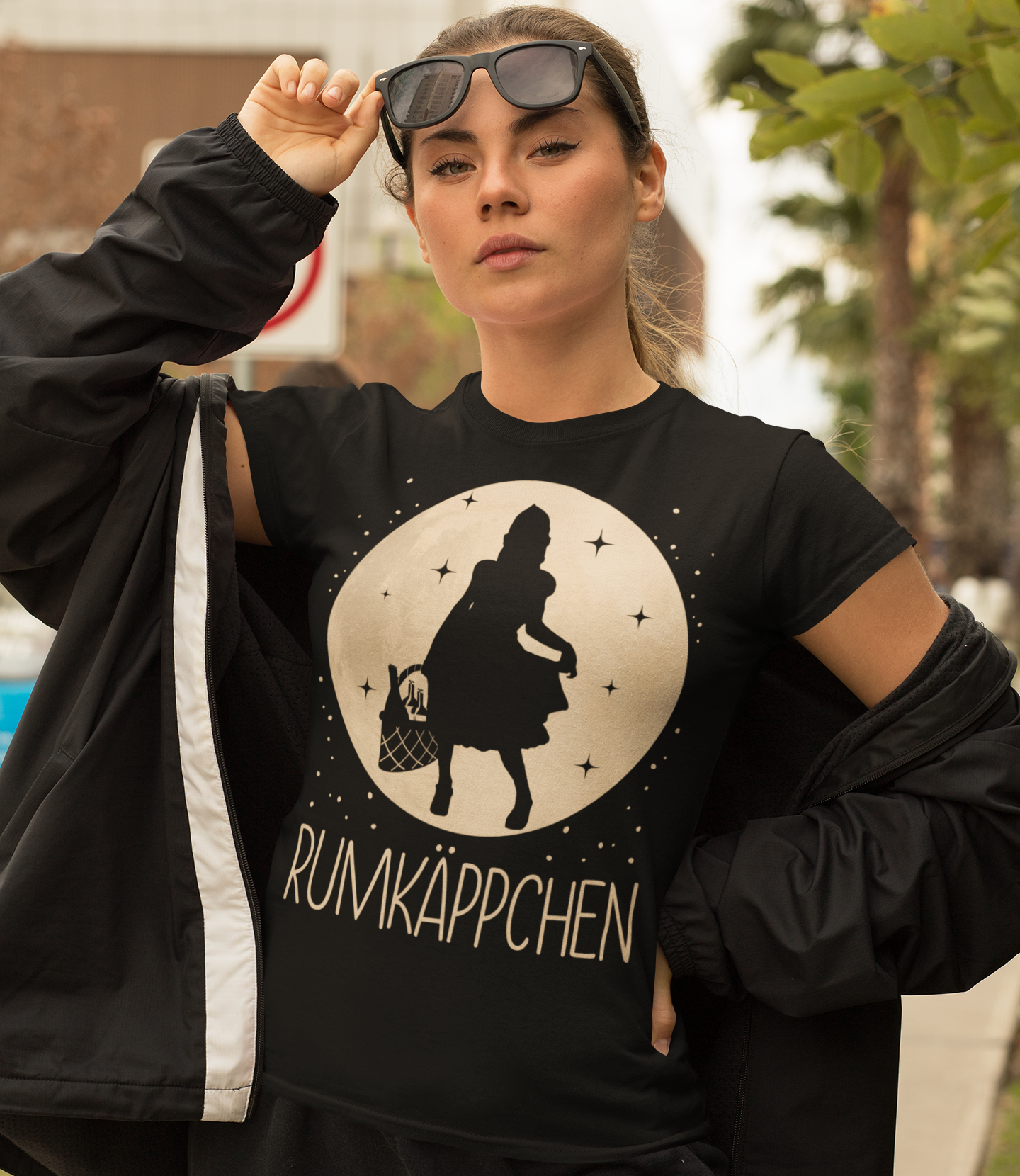 Mond Prinzessin - Rumkäppchen - Damenshirt