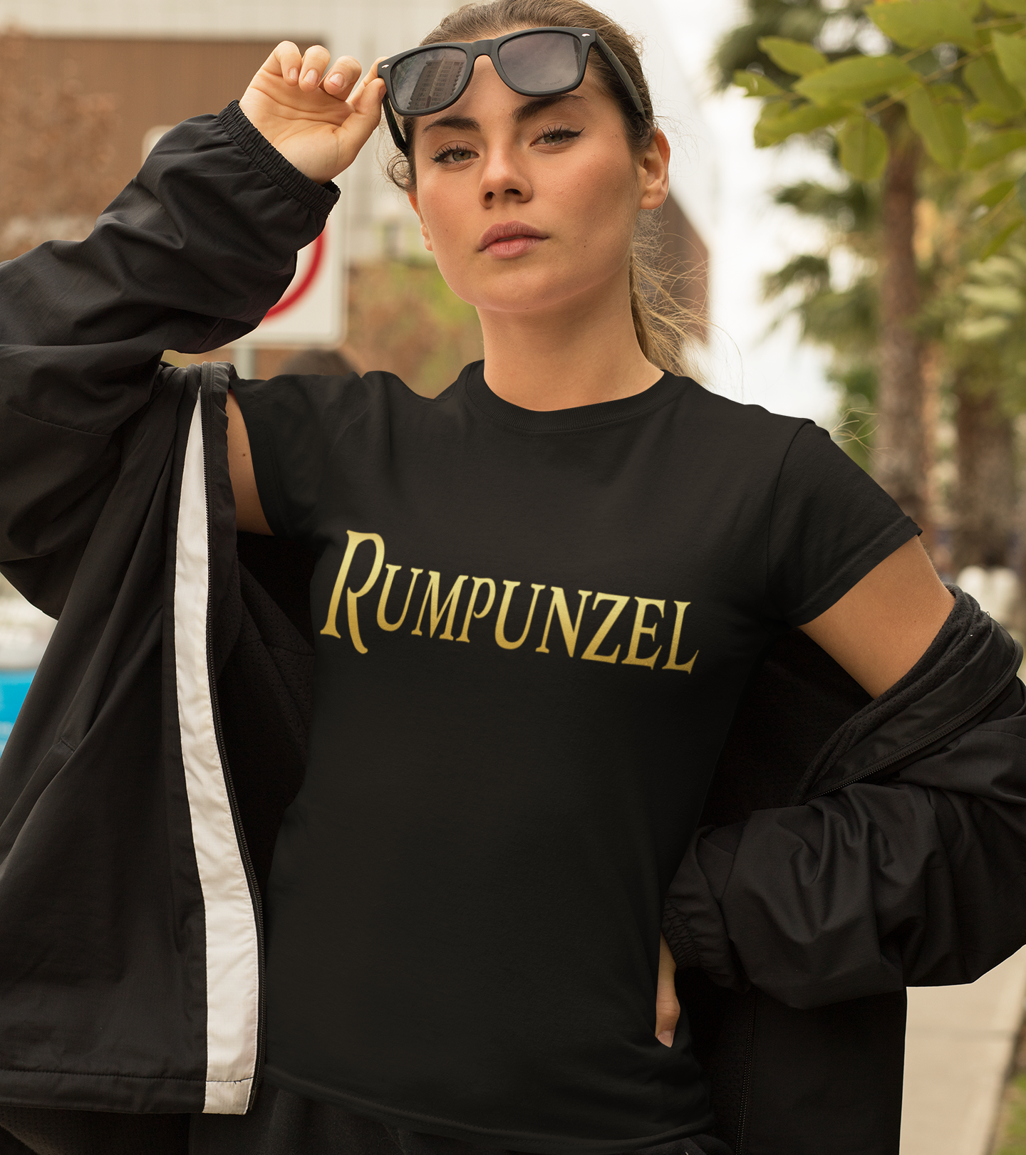 Rumpunzel - Prinzessin Gold - Damen Premium Bio T-Shirt