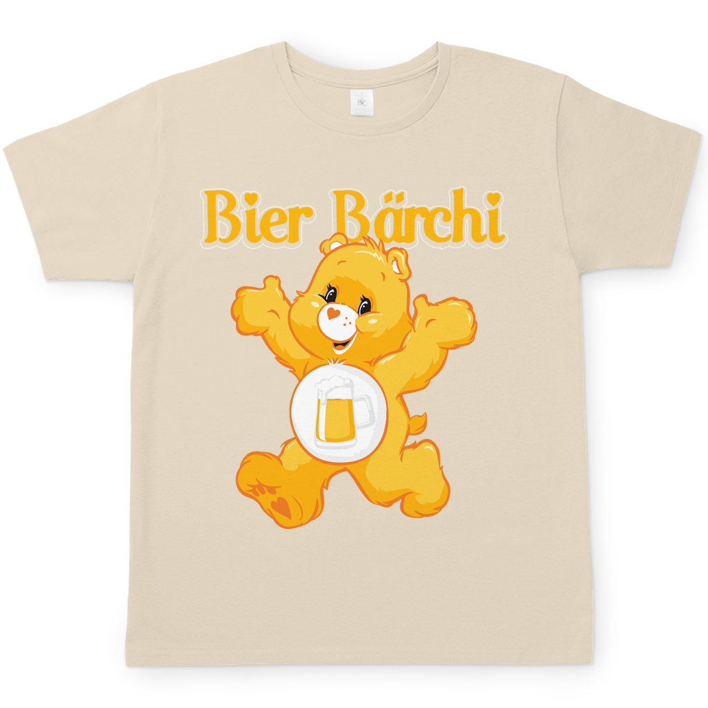 Sand Bier Bärchi Glücksbärchi Herren Shirt mit Bierglas