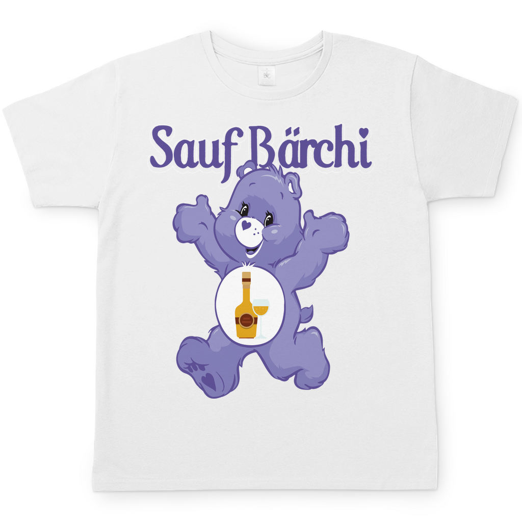 Sauf Baerchi - Gluecksbaerchi - Herren Shirt weiß
