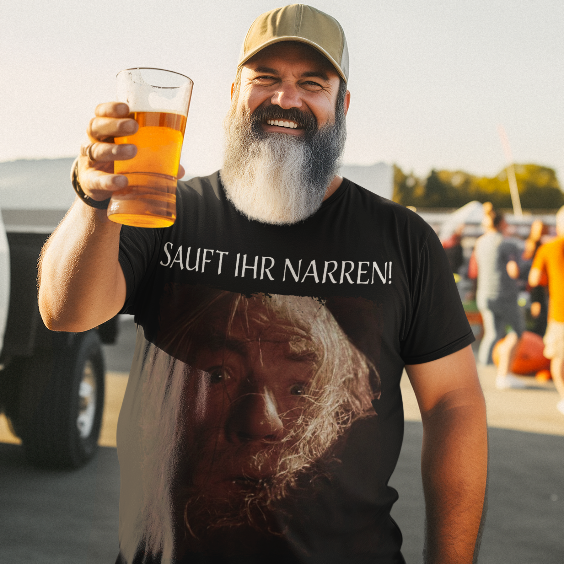 Sauft ihr Narren! Der Herr der Ringe Gandalf - Herren Shirt