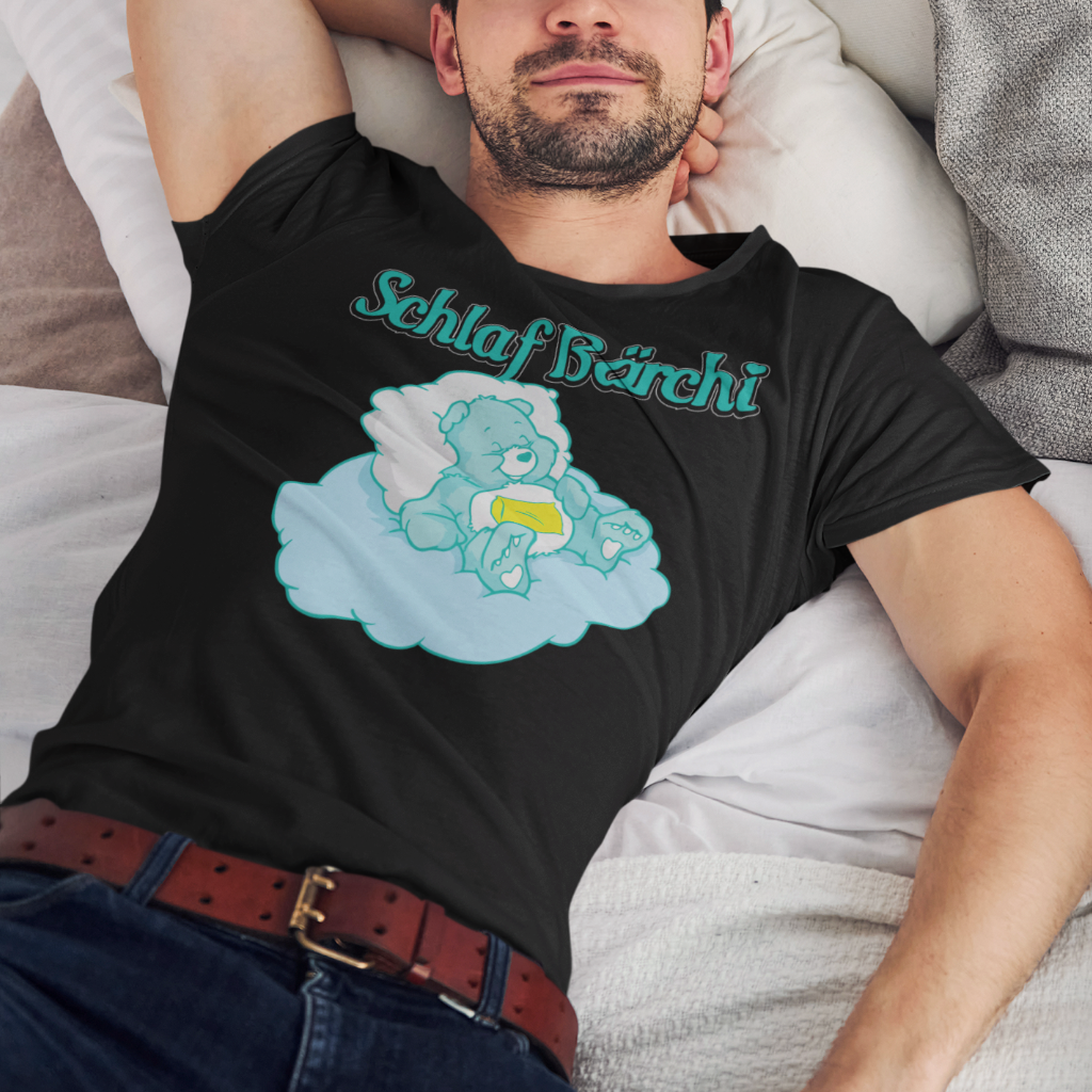 Schlaf Bärchi - Glücksbärchi - Herren Shirt