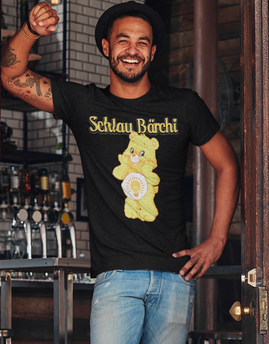 Schlau Bärchi Glücksbärchi - Herren Premium Bio T-Shirt