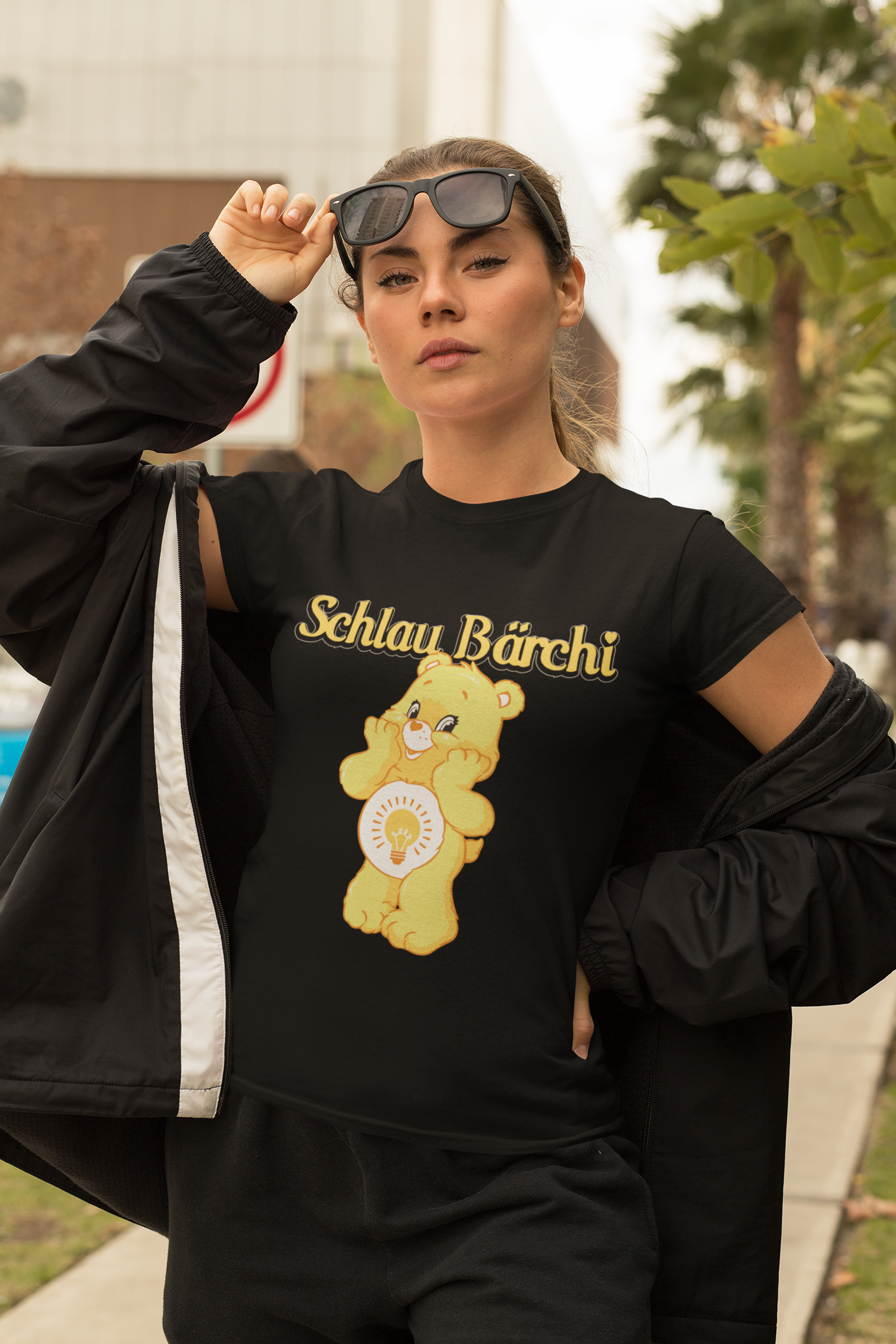 Schlau Bärchi - Glücksbärchi - Damenshirt