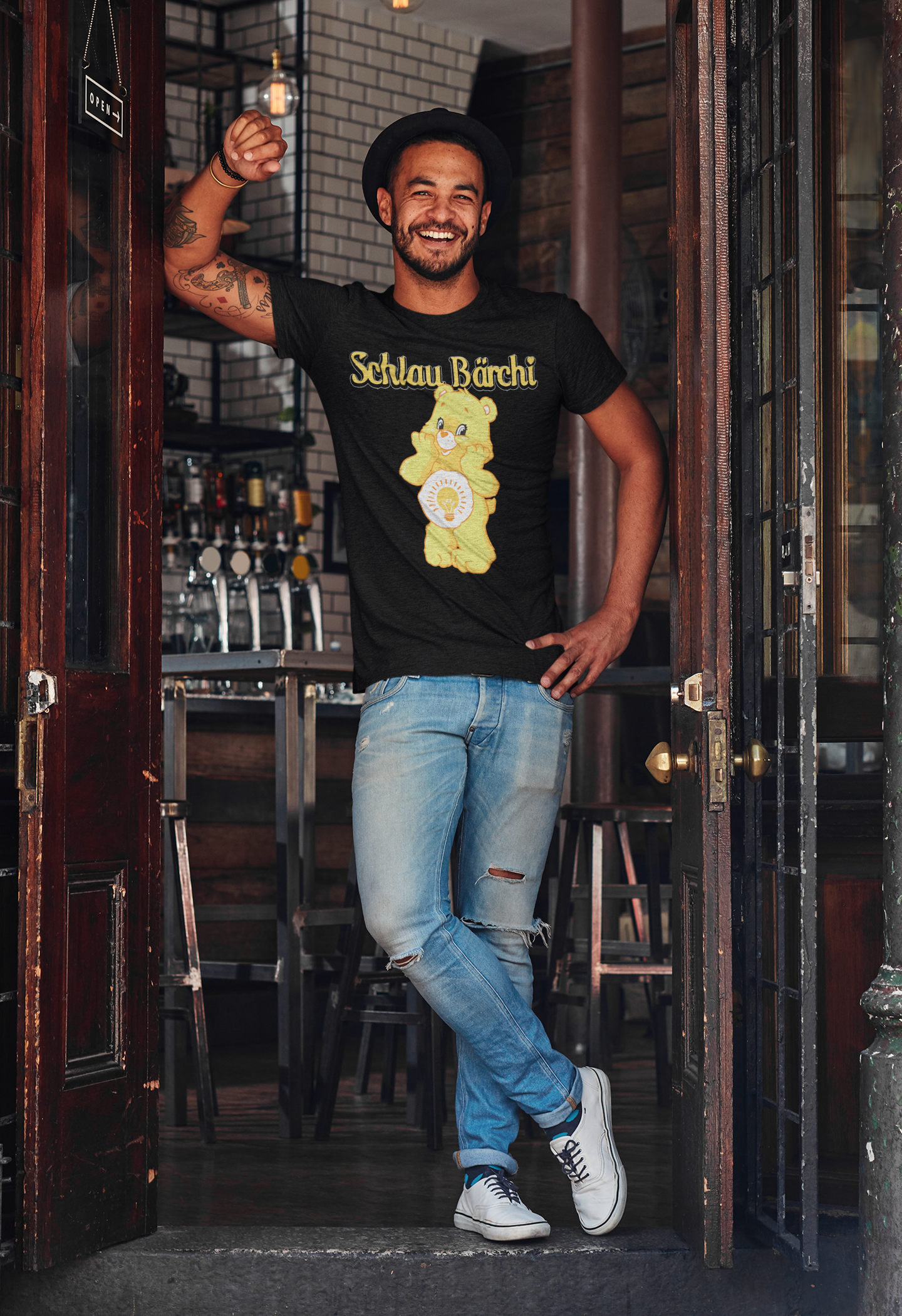 Schlau Bärchi - Glücksbärchi - Herren Shirt
