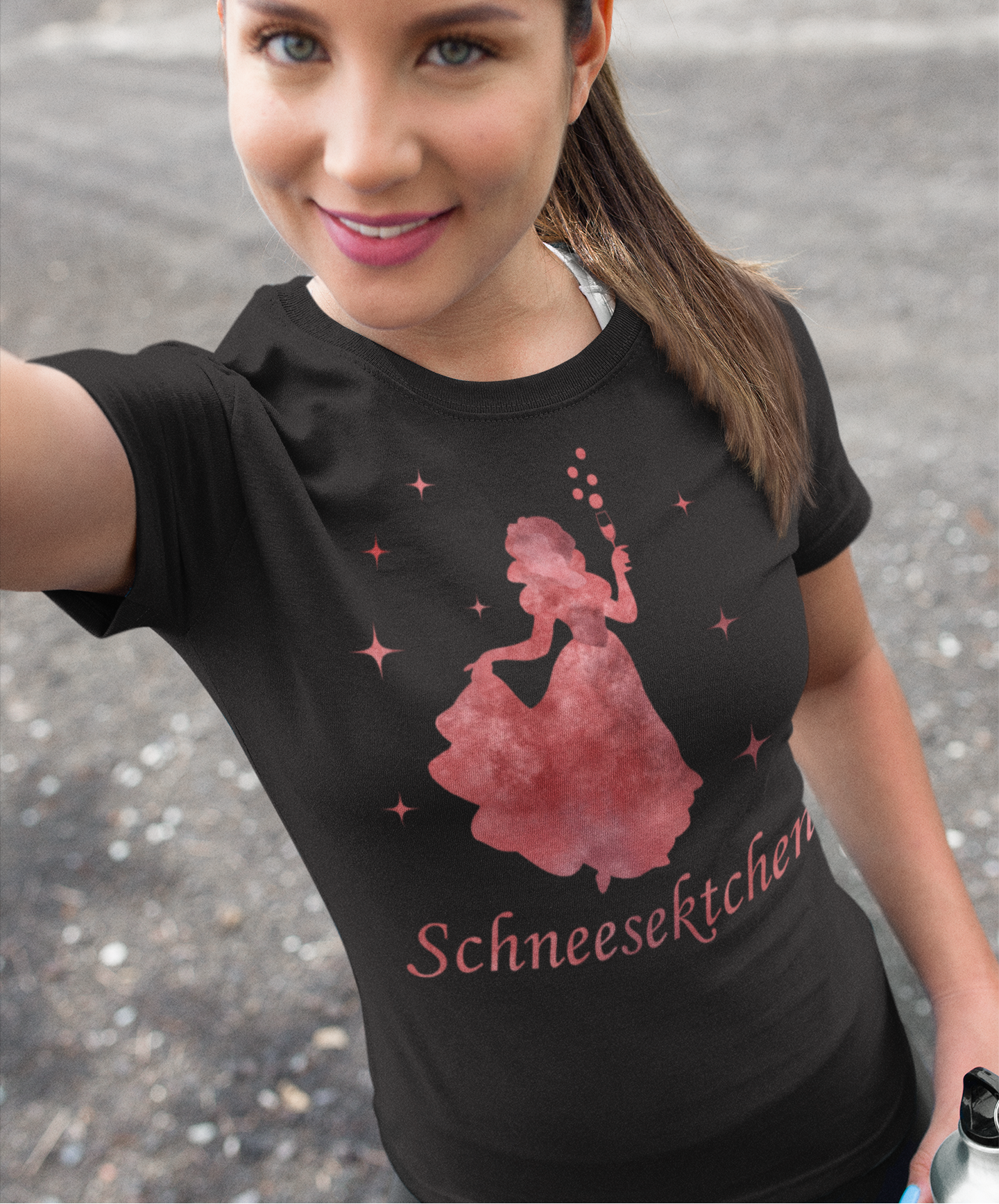 Schneesektchen - Prinzessin Aquarell - Damenshirt