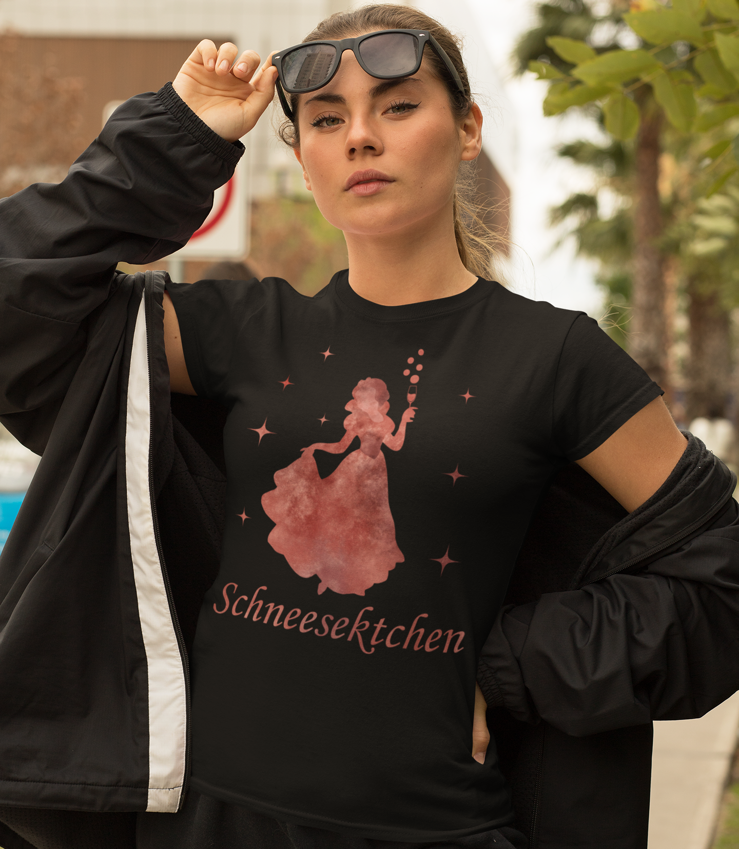 Schneesektchen - Prinzessin Aquarell - Damenshirt