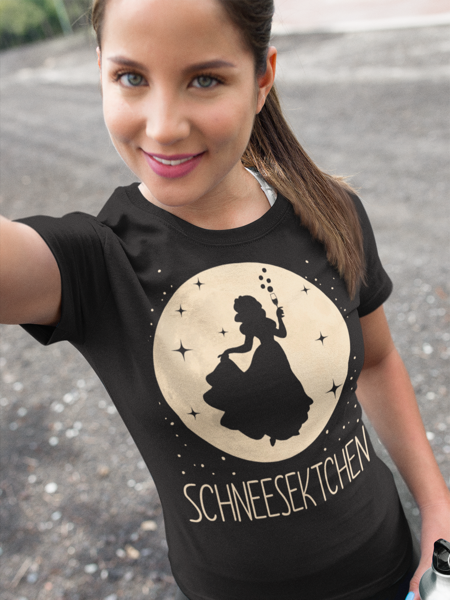 Schneesektchen Schneewittchen Mond Prinzessin - Damen Premium Bio T-Shirt