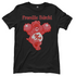 Schwarzes Damenshirt mit Promille Bärchi Glücksbärchi Design