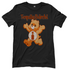 Schwarzes Damenshirt mit Tequila Bärchi Glücksbärchi Design