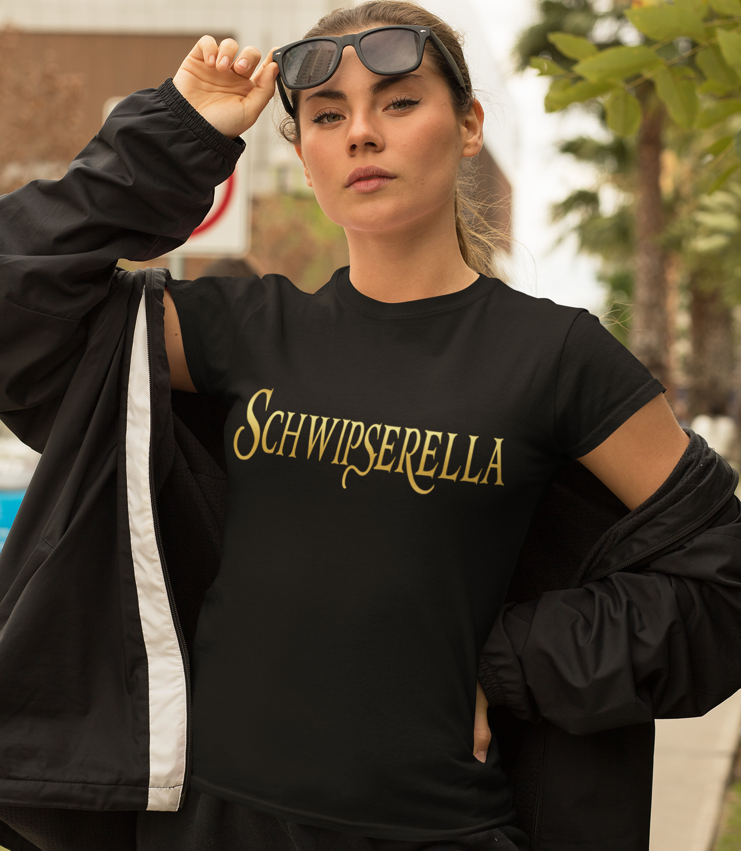 Schwipserella - Prinzessin Gold - Damenshirt