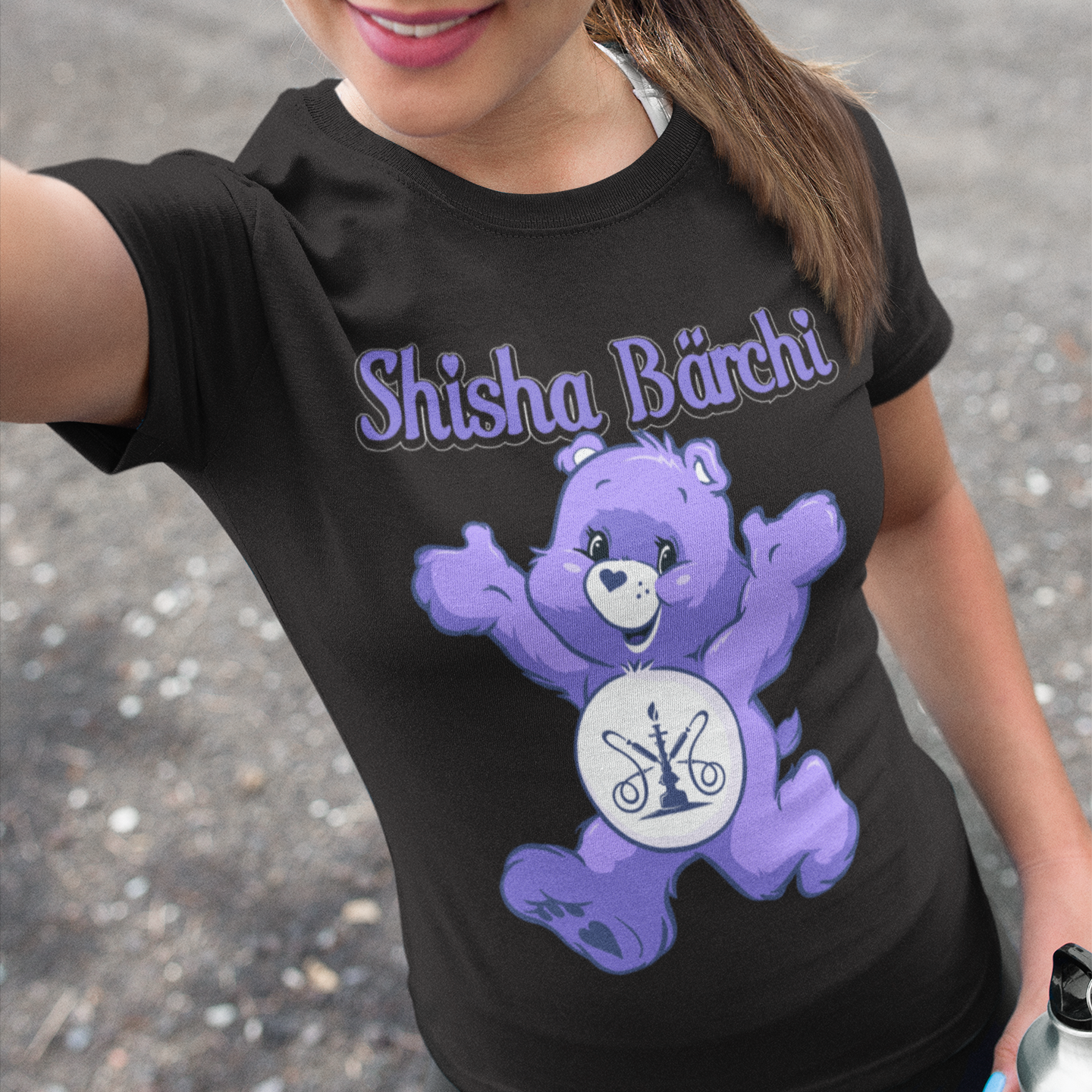 Shisha Bärchi - Glücksbärchi - Damen Premium Bio T-Shirt