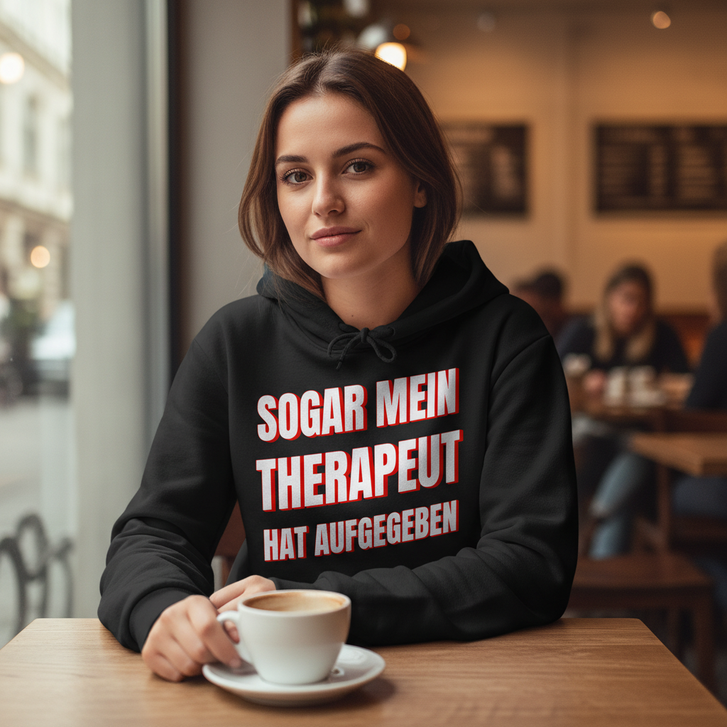 Sogar mein Therapeut hat aufgegeben - Damen Hoodie