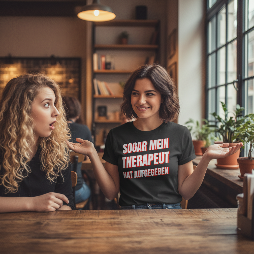 Sogar mein Therapeut hat aufgegeben - Damen T-Shirt