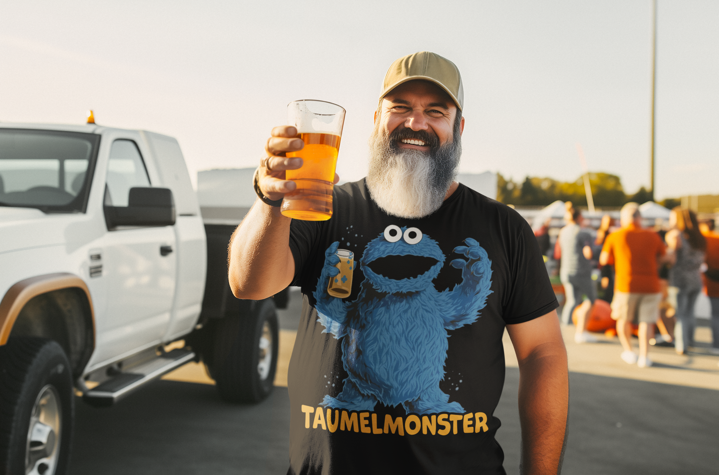 Sesamstraße - Taumel Krümelmonster - Herren Shirt