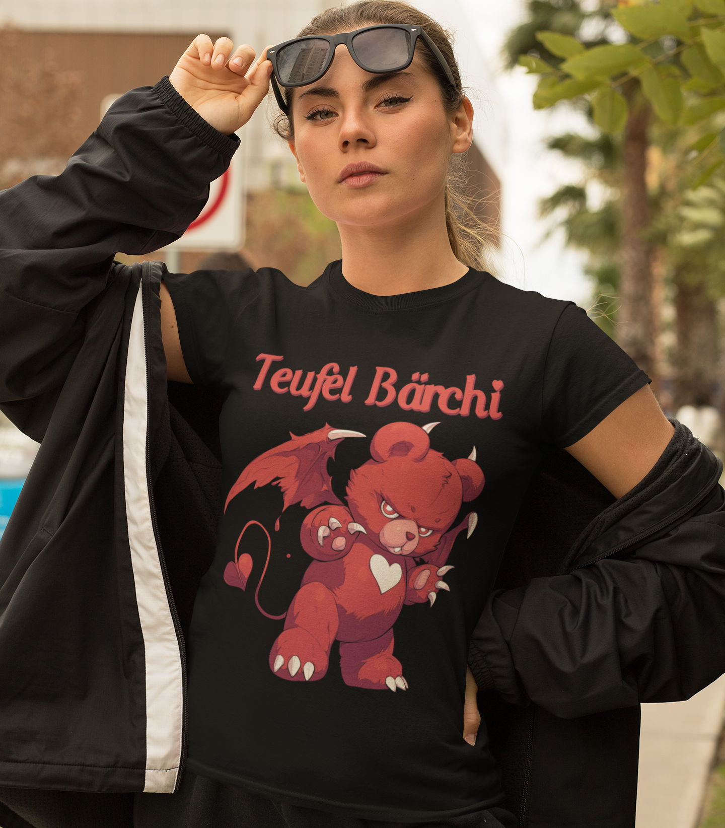 Teufel Bärchi - Glücksbärchi - Damenshirt
