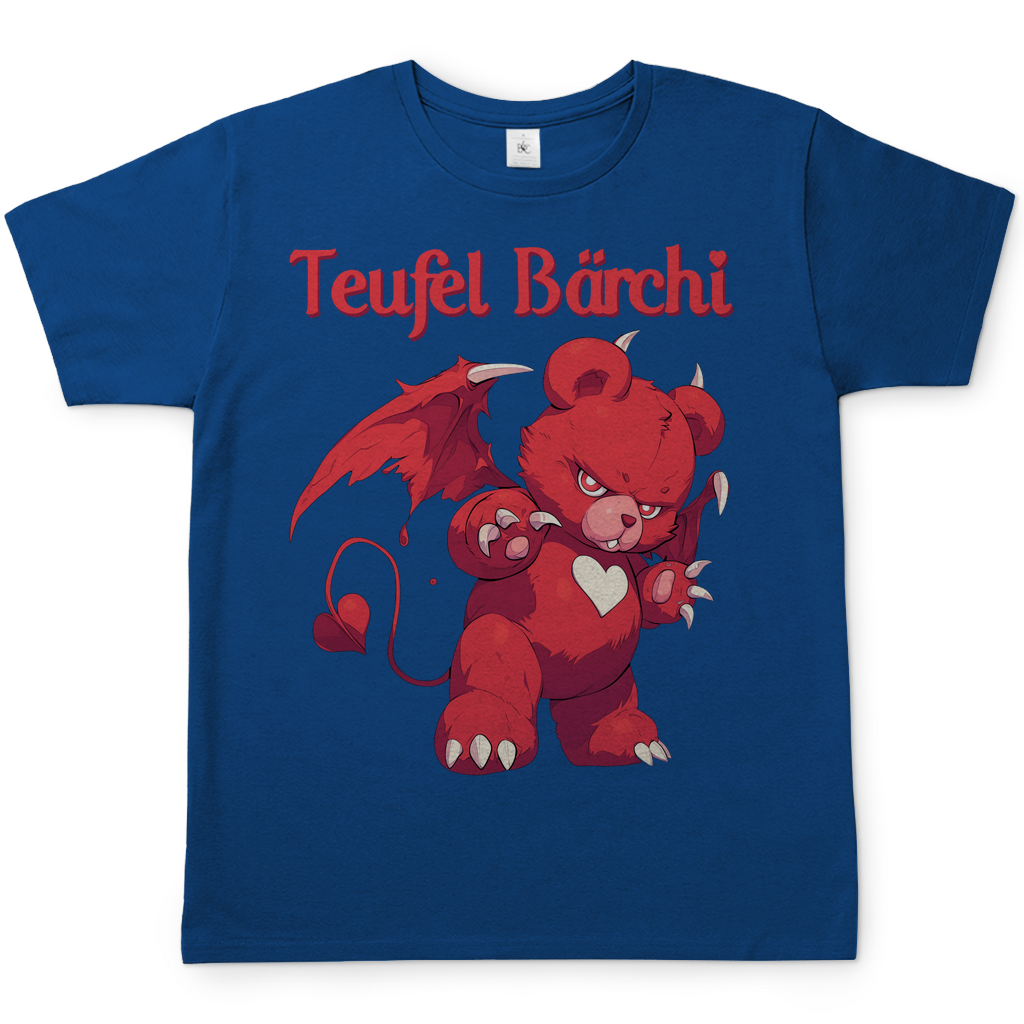 Teufel Bärchi - Glücksbärchi - Herren Shirt Royal Blue