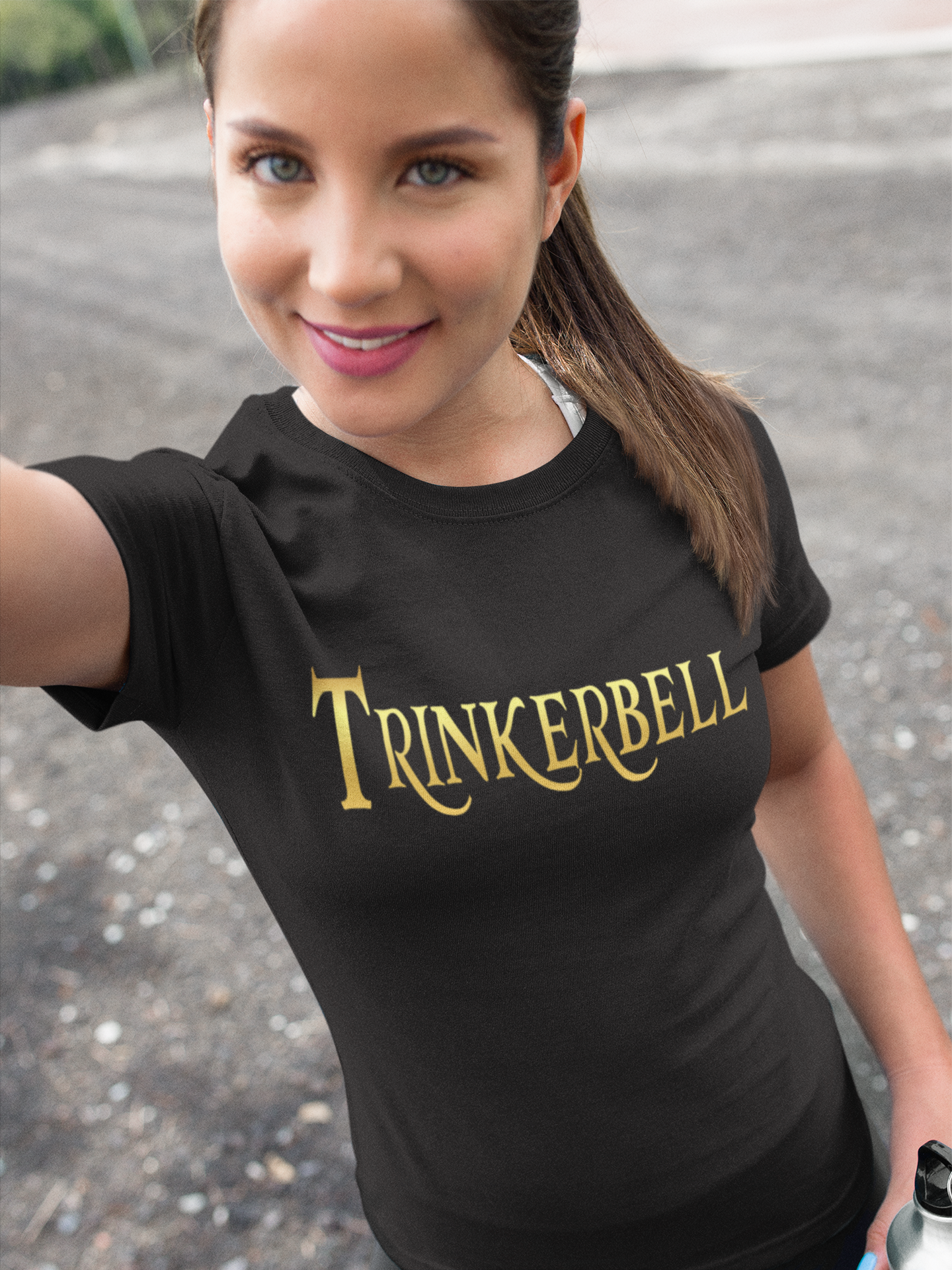 Trinkerbell Tinkerbell Gold Prinzessin - Damen Premium Bio T-Shirt