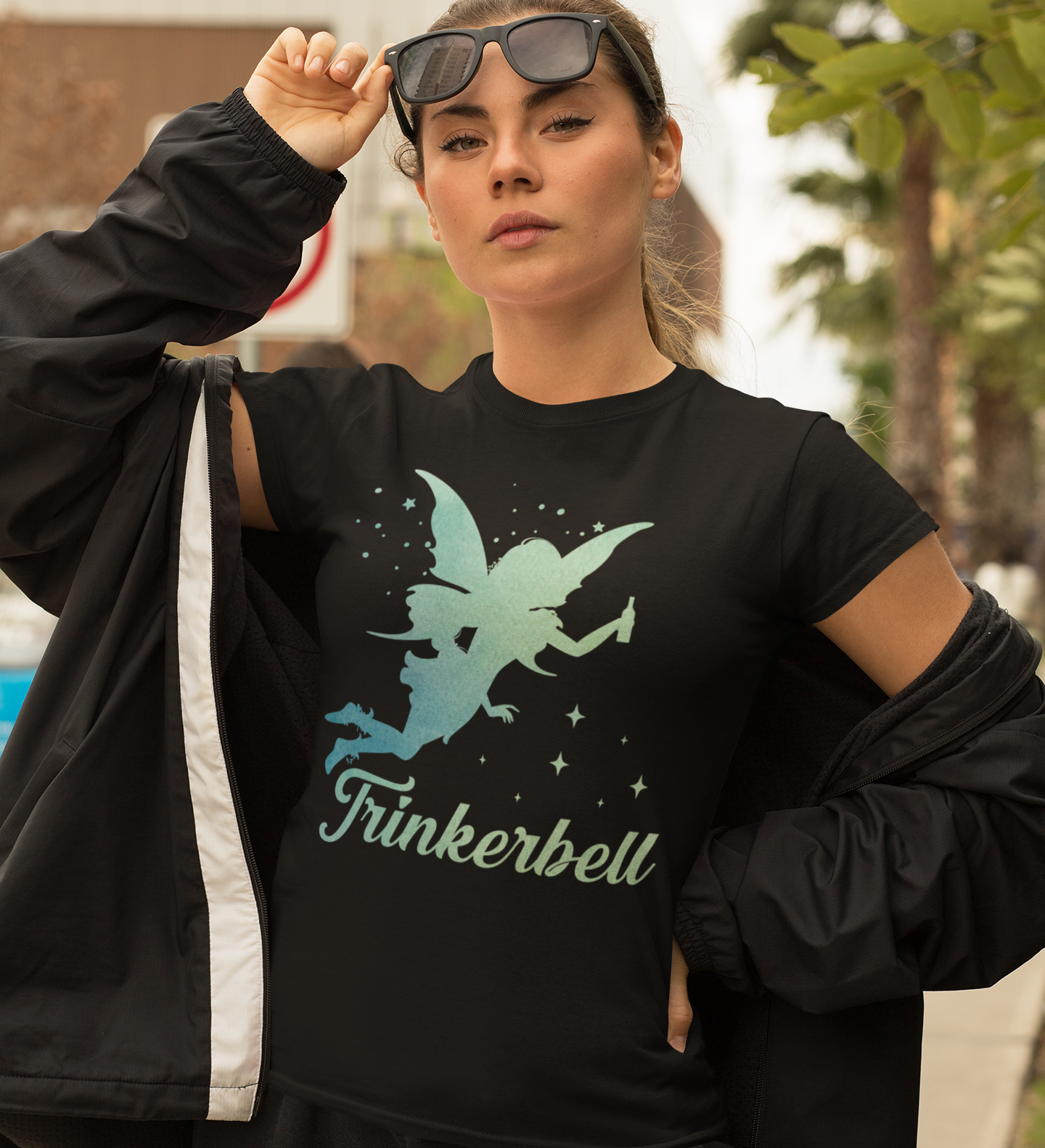 Trinkerbell - Prinzessin Aquarell - Damen Premium Bio T-Shirt